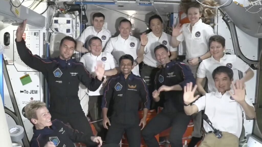 International Space Station welcomes its first astronauts from India, Poland and Hungary