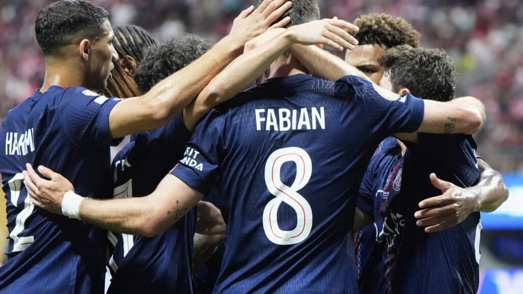 Neves scores twice and Paris Saint-Germain routs Messi's Inter Miami 4-0 at Club World Cup