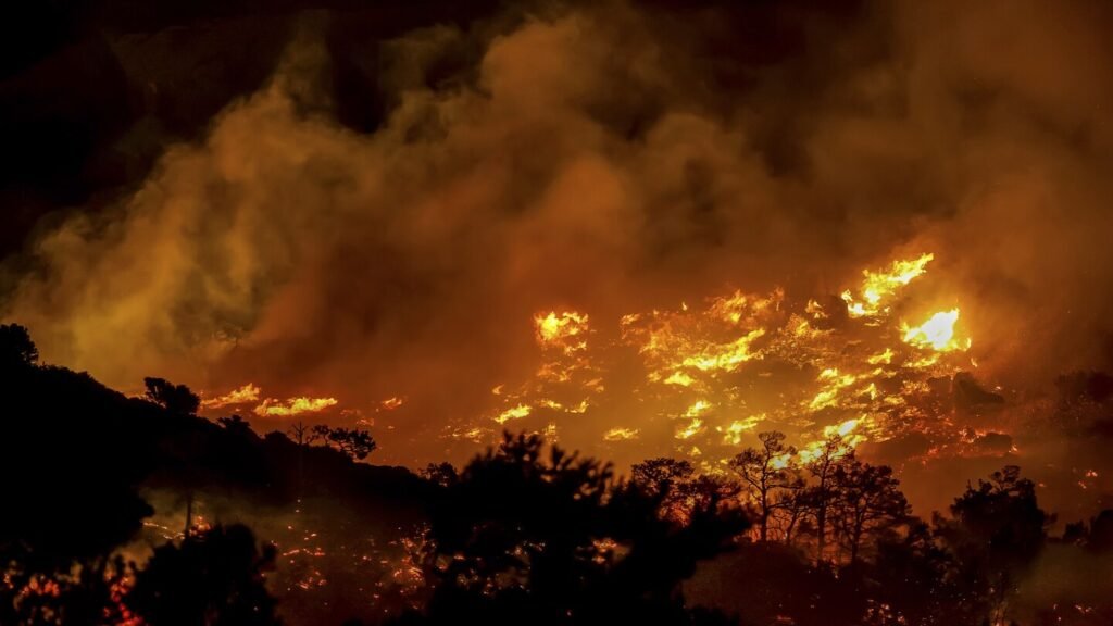 Hotels and homes evacuated on Greek island of Crete as wildfire burns out of control