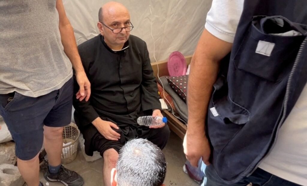 Israel bombs Gaza’s only Catholic church sheltering elderly and children