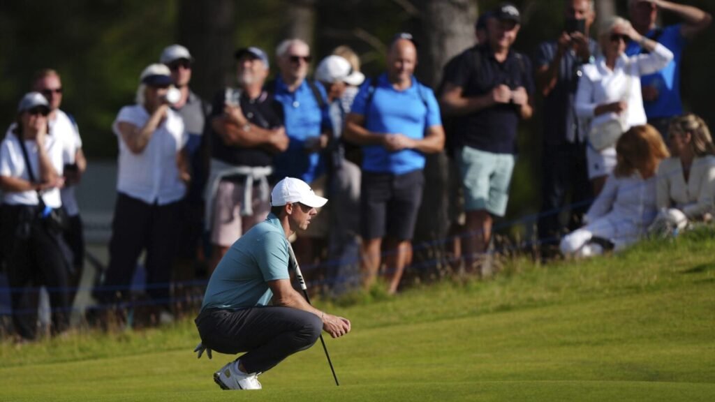 Jake Knapp shares Scottish Open lead with 64 as McIlroy shakes off rust and salvages 68