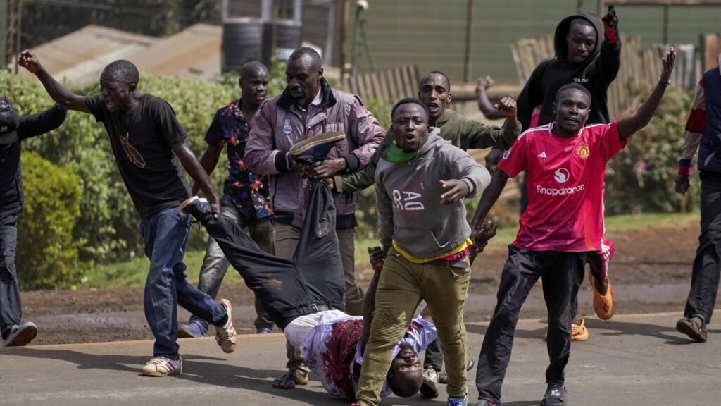 Nairobi is locked down as Kenyan police clash with protesters and 10 are killed