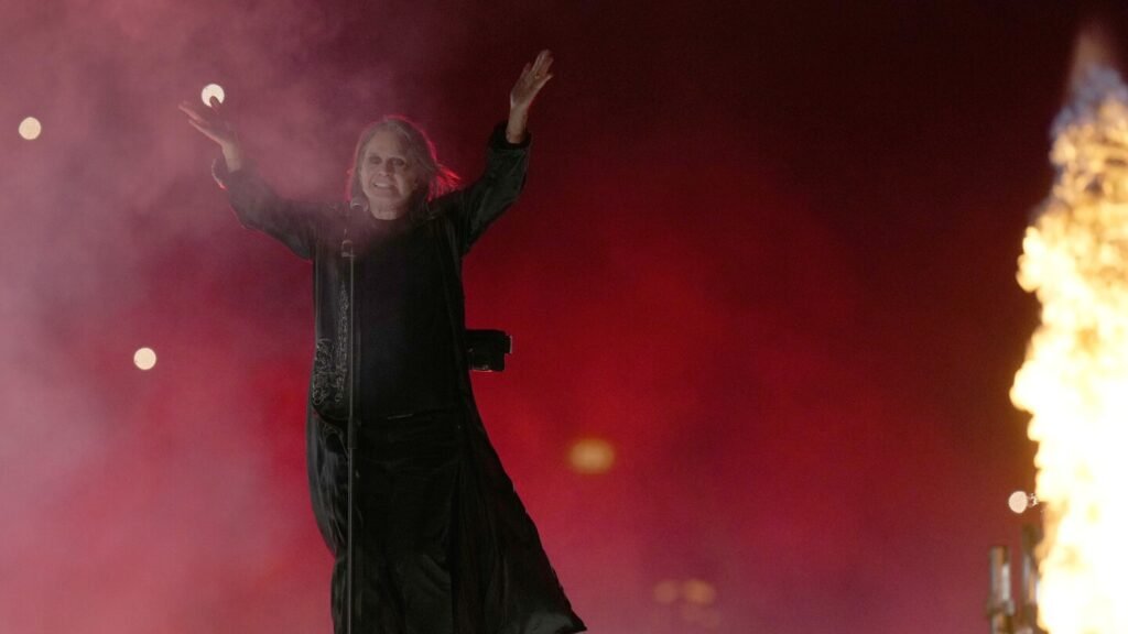 Ozzy Osbourne says farewell to live performance with a hometown show for 40,000 fans
