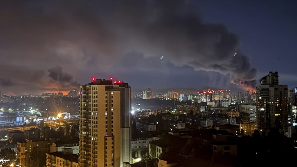 Russia hammers Kyiv in largest missile and drone barrage since war in Ukraine began