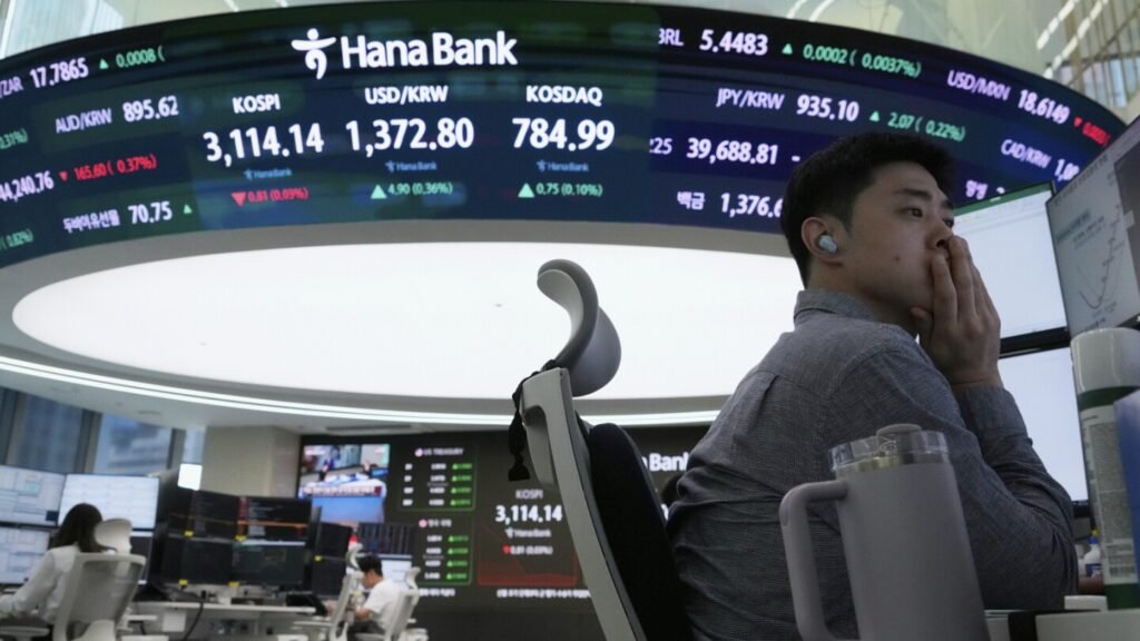 Shares in Asia are mixed amid Trump's new tariff deadlines