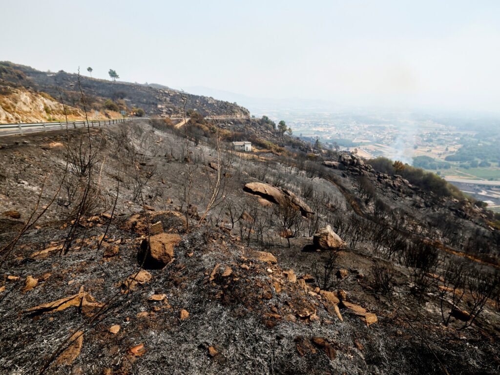 Spain suffers third wildfire death as thousands remain displaced in Europe
