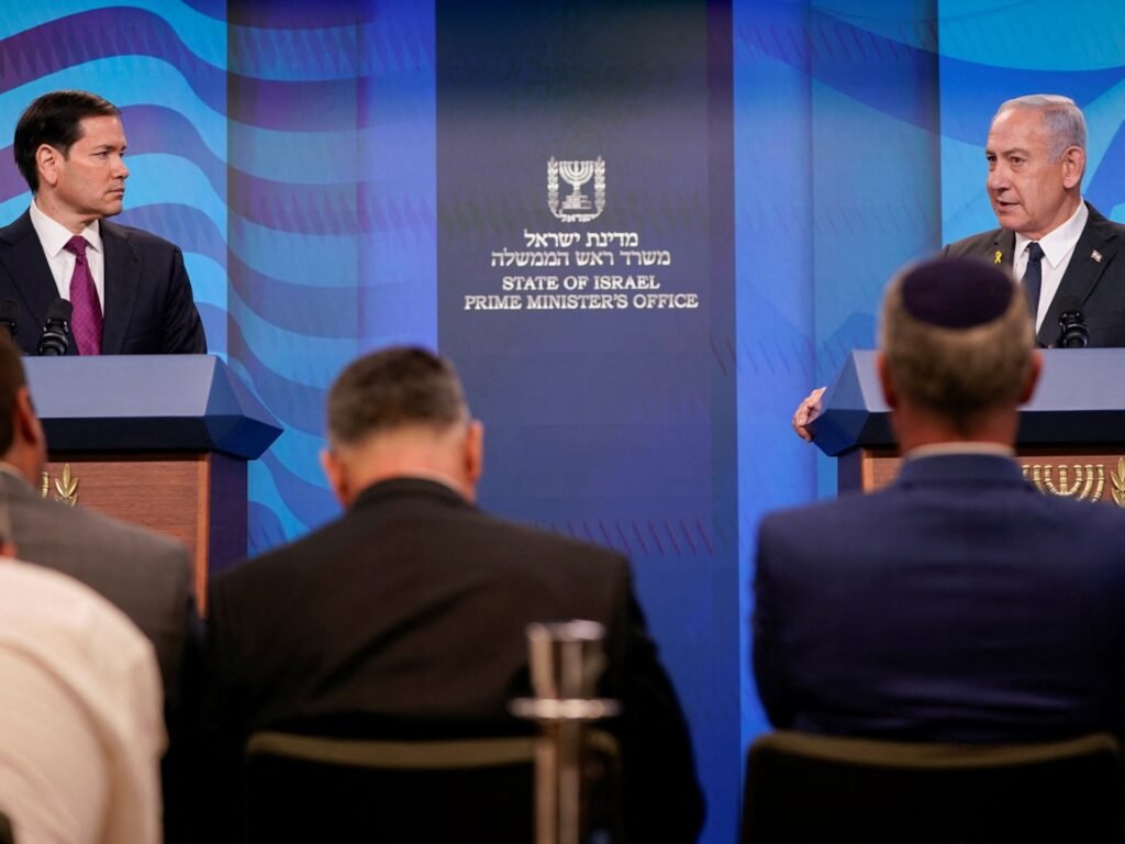 Netanyahu and Rubio stick to established Israeli-US narrative on Gaza war