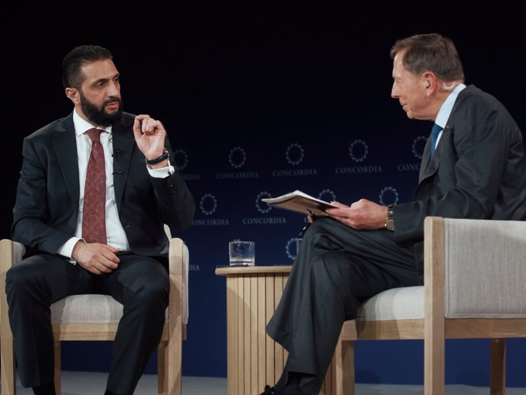 Syrian President al-Sharaa sits down with US general who arrested him