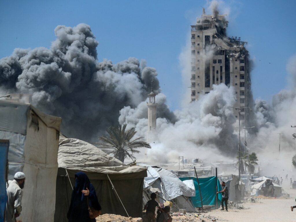 Israel bombs high-rise towers as brutal Gaza City assault intensifies