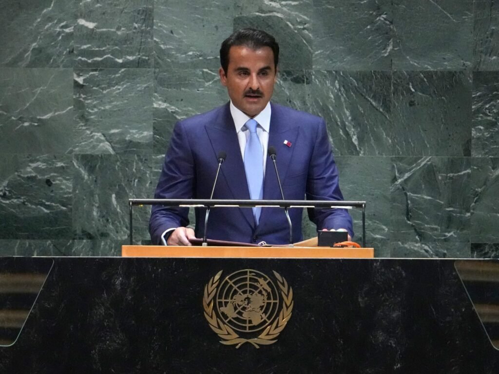Qatar’s emir accuses Israel of trying to derail Gaza truce talks