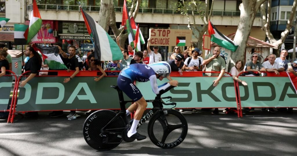 Cycling team to drop Israel name after mass pro-Palestinian Vuelta protests