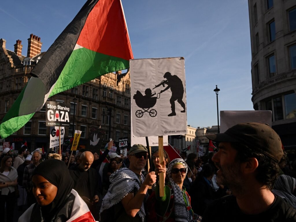 Relief, scepticism over Gaza ceasefire at pro-Palestine rally in London