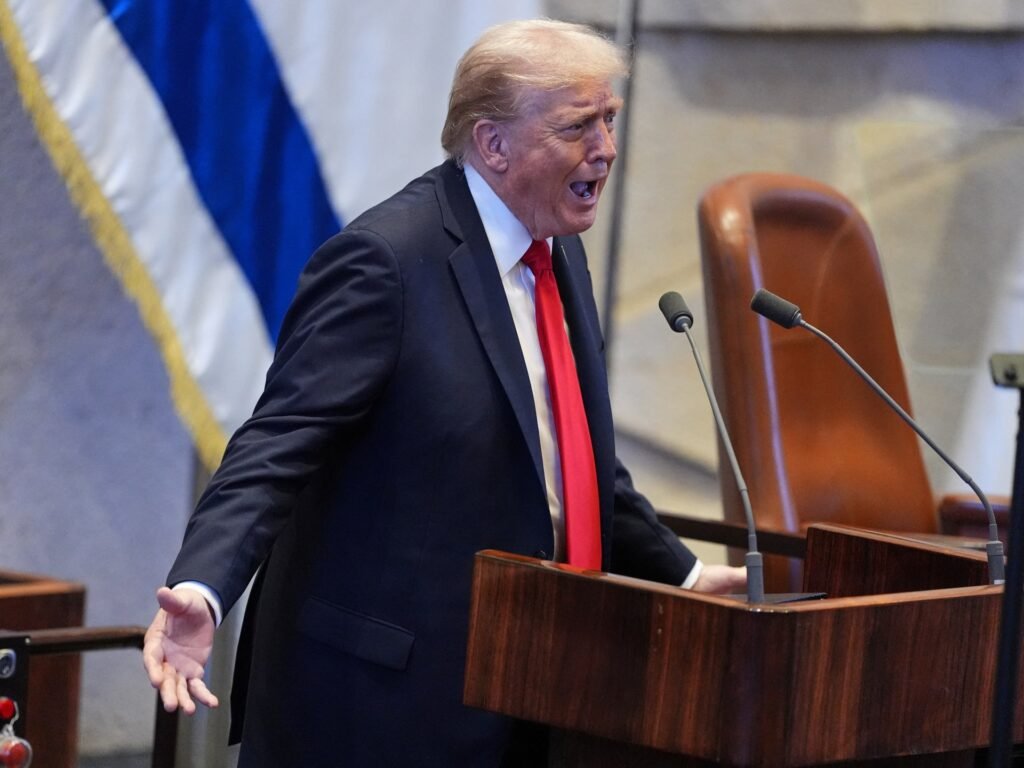 What Trump said and did not say at the Knesset What Trump said and did not say at the Knesset