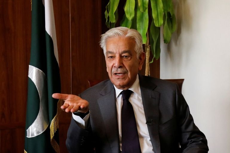 Pakistan's Defence Minister "We have the option, if no agreement takes place, we have an open war with them," Pakistan Defence Minister Khawaja Muhammad Asif