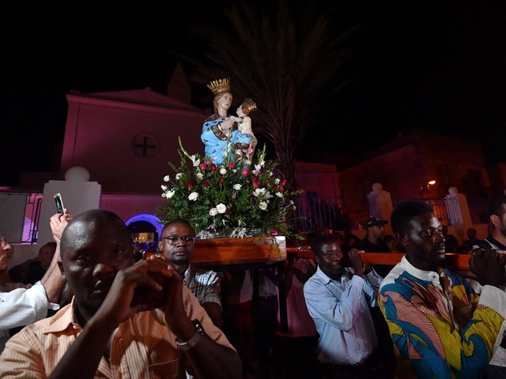 In Tunisia, a church procession blends faith, nostalgia and migration