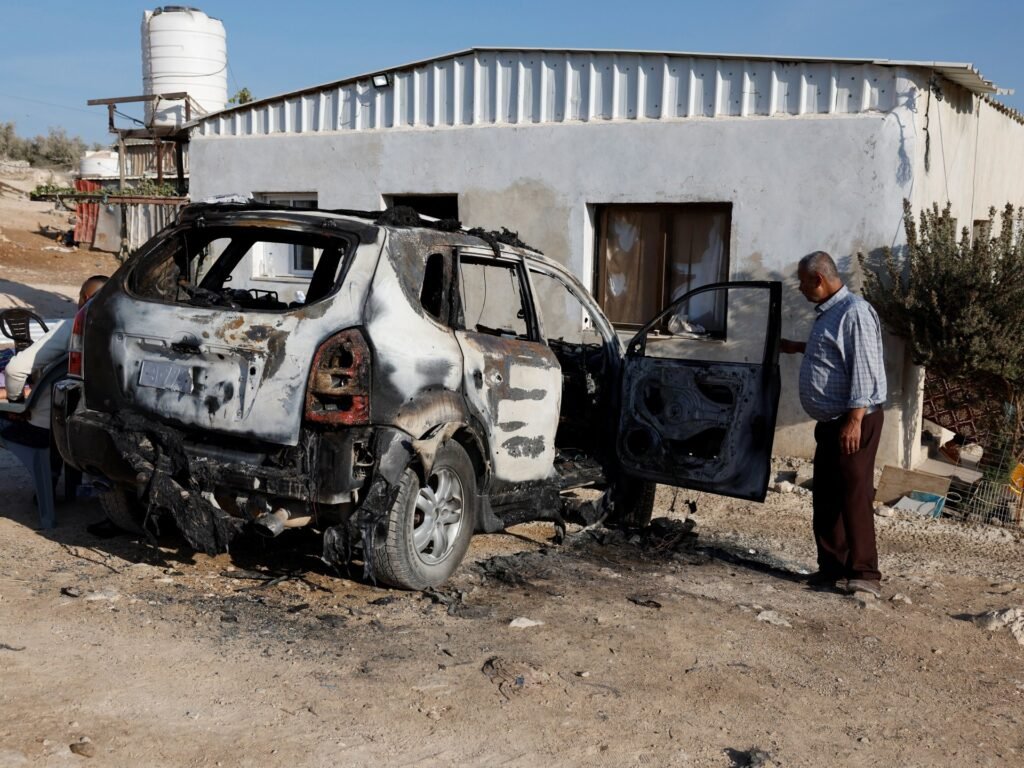 Israeli settlers torch homes and vehicles in Palestinian West Bank villages