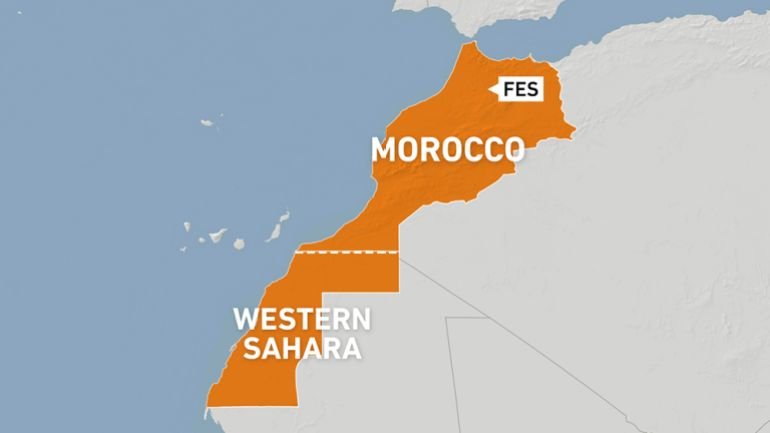 Morocco map