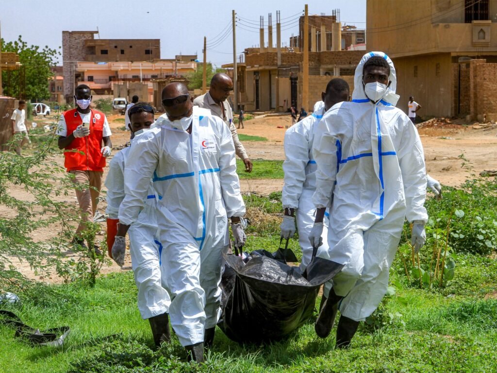 In Khartoum, exhumation of makeshift graves reawakens families’ grief