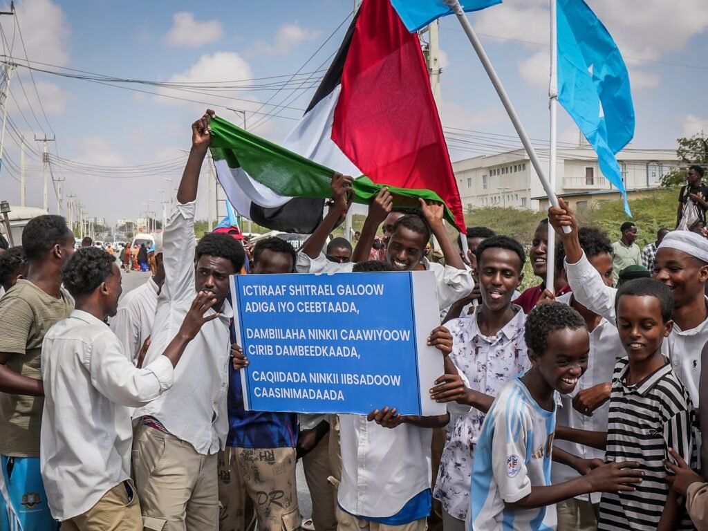 Somalis rally against Israel’s world-first recognition of Somaliland
