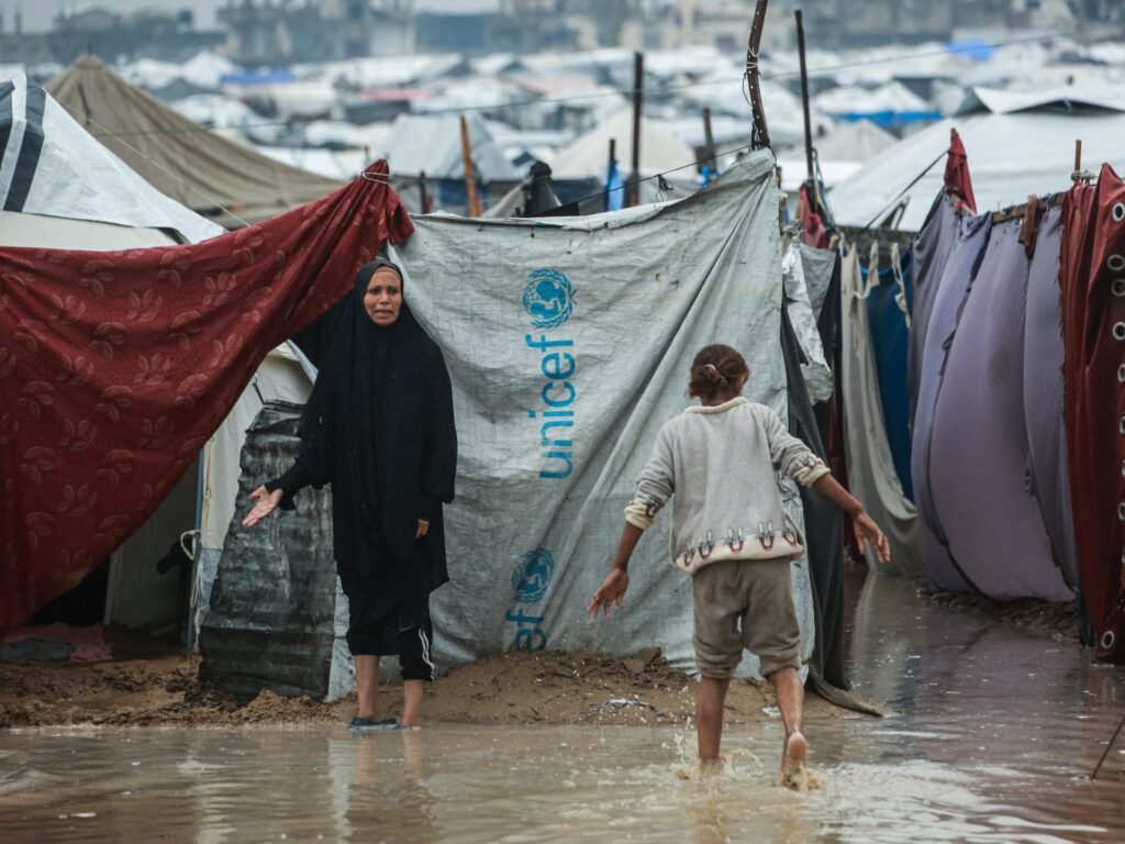 Winter storms worsen Gaza humanitarian crisis as UN says aid still blocked