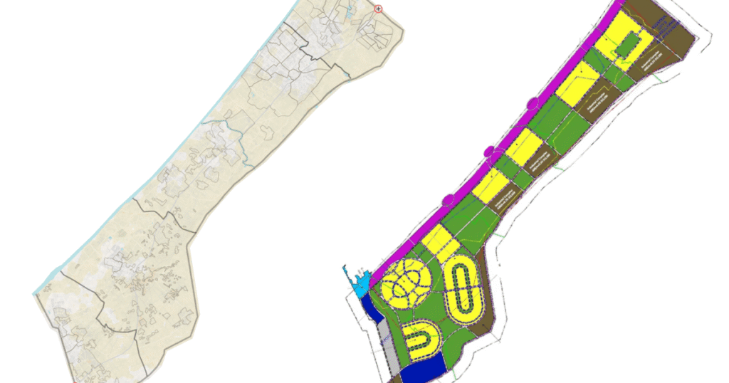 Map shows what would happen to Gaza under the US ‘master plan’