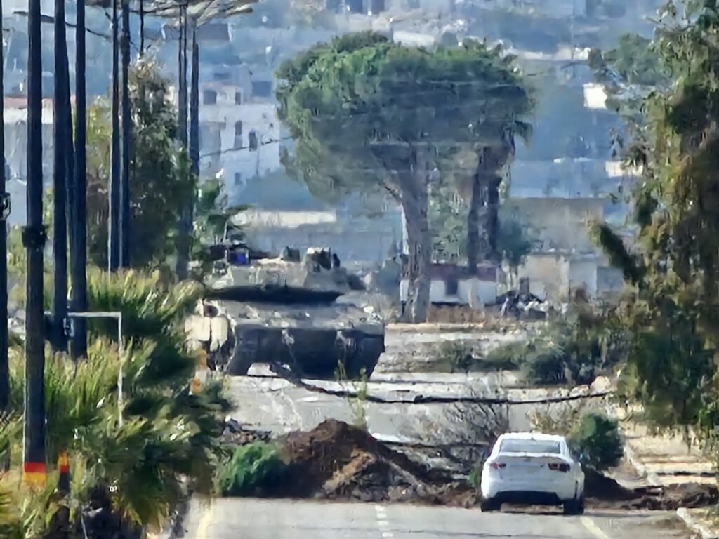 Israeli army vehicles enter Quneitra countryside village in southern Syria