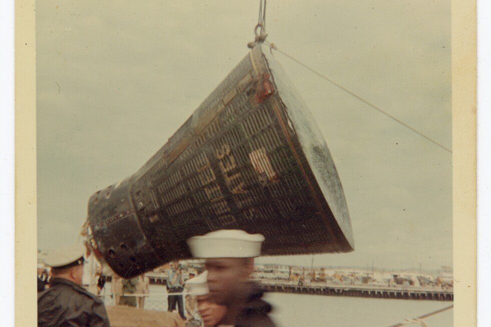 Newly discovered photos show astronaut Neil Armstrong after the Gemini 8 emergency Newly discovered photos show astronaut Neil Armstrong after the Gemini 8 emergency