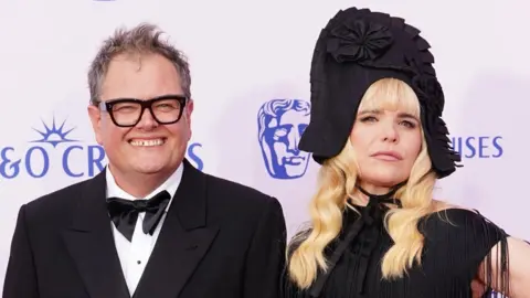 PA Media Alan Carr and Paloma Faith attending the BAFTA TV Awards 2026, at the Royal Festival Hall in London. Picture date: Sunday May 10, 2026