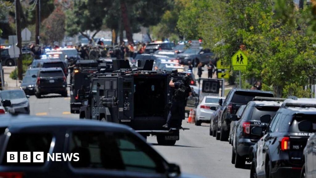 LIVEPolice say 'threat neutralised' after reports of active shooter at San Diego mosqueSan Diego police have told members of the public to avoid the area. LIVEPolice say 'threat neutralised' after reports of active shooter at San Diego mosqueSan Diego police have told members of the public to avoid the area.