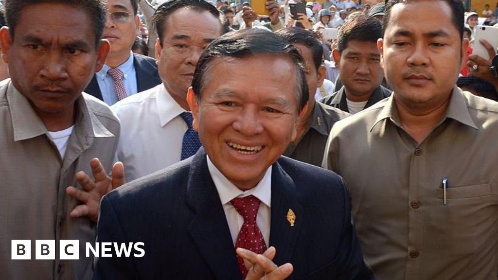 Cambodia's former opposition leader receives royal pardon for 27-year sentenceKem Sokha was serving a 27-year sentence on treason charges, which were widely derided as politically motivated.15 mins agoAsia Cambodia's former opposition leader receives royal pardon for 27-year sentenceKem Sokha was serving a 27-year sentence on treason charges, which were widely derided as politically motivated.15 mins agoAsia