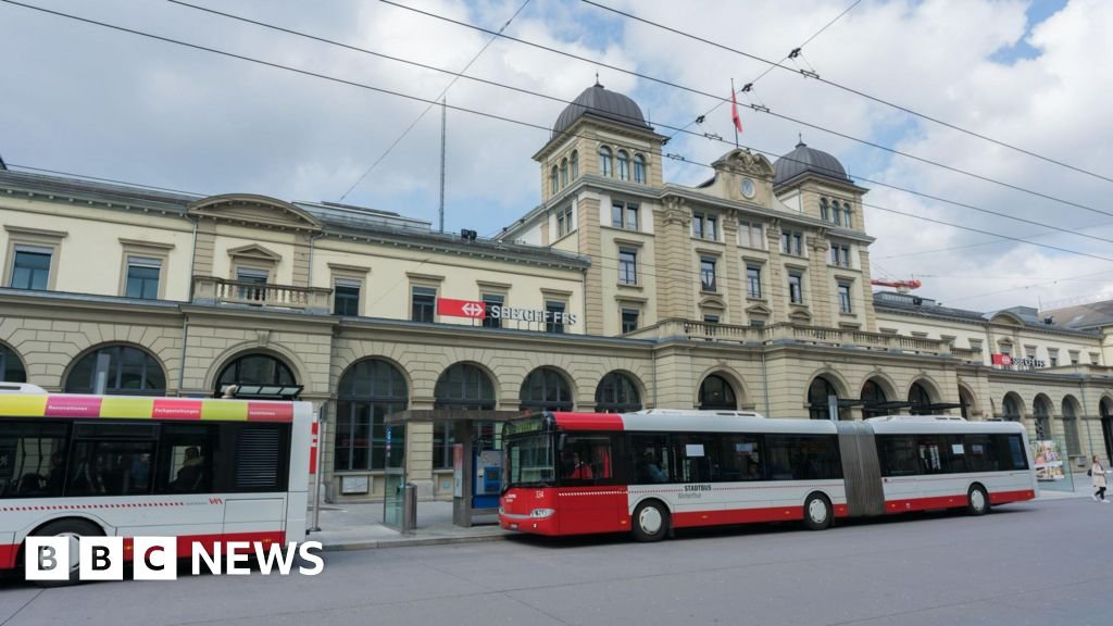 Man arrested after three injured in stabbing at Swiss train stationThe suspect, a 31-year-old Swiss man, has been arrested, police say, as areas around the station are cordoned off. 49 mins agoEurope Man arrested after three injured in stabbing at Swiss train stationThe suspect, a 31-year-old Swiss man, has been arrested, police say, as areas around the station are cordoned off. 49 mins agoEurope