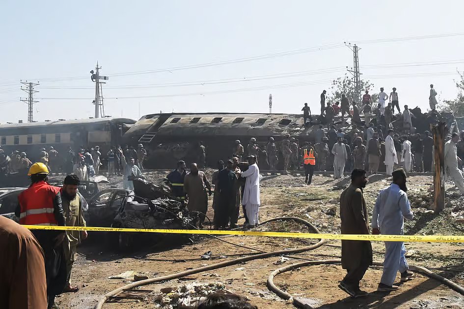 At least 24 killed, over 50 injured after train blast in Pakistan’s Balochistan At least 24 killed, over 50 injured after train blast in Pakistan's Balochistan