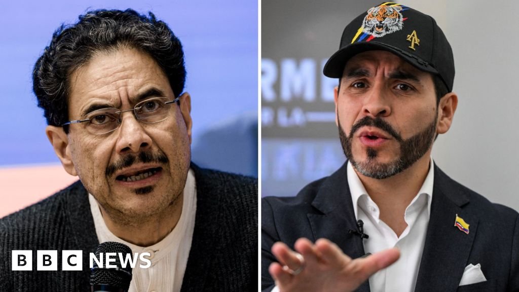 Colombia presidential runoff pits leftist senator against pro-Trump rivalLeft-wing senator Iván Cepeda will face Trump admirer Abelardo de la Espriella at the final ballot on 21 June.15 mins agoLatin America Colombia presidential runoff pits leftist senator against pro-Trump rivalLeft-wing senator Iván Cepeda will face Trump admirer Abelardo de la Espriella at the final ballot on 21 June.15 mins agoLatin America