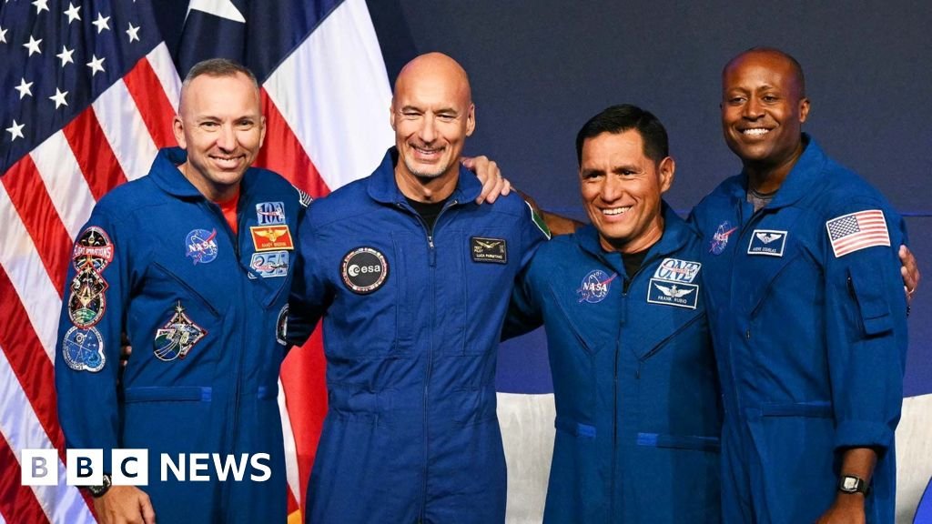Nasa names next astronauts for Artemis Moon programmeNasa names its next Artemis crew, though they will not be walking on the Moon or even going anywhere near it.56 mins agoUS & Canada Nasa names next astronauts for Artemis Moon programmeNasa names its next Artemis crew, though they will not be walking on the Moon or even going anywhere near it.56 mins agoUS & Canada
