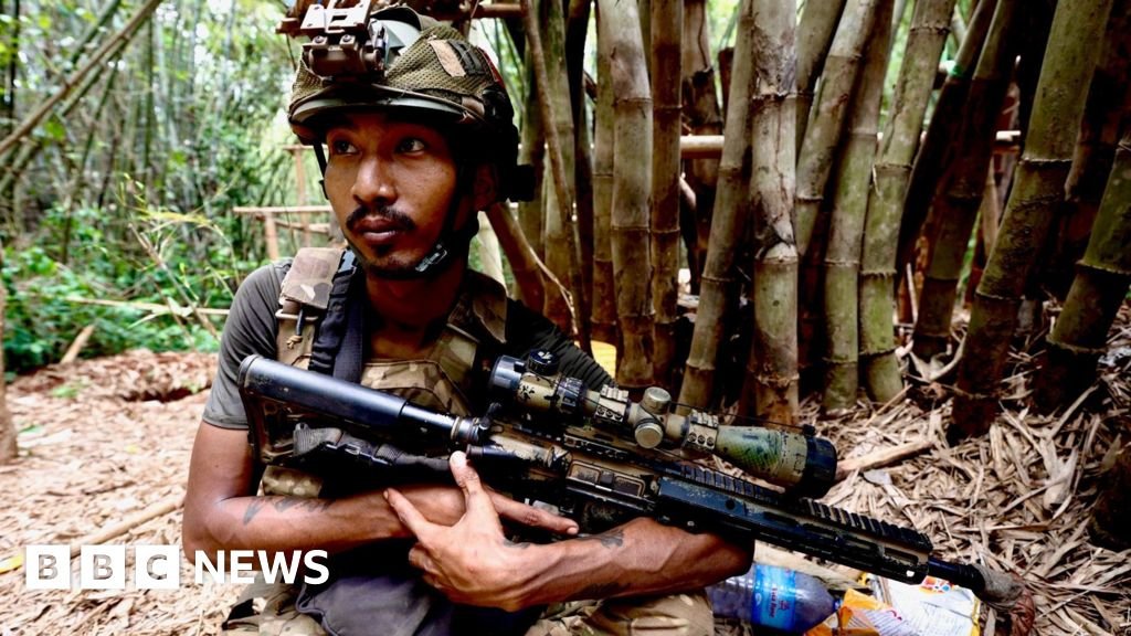Inside Myanmar, rebels are losing ground as military forces men into armyThe BBC travels with rebels to frontline positions in Myanmar to see how the war is unfolding. 2 hrs agoAsia Inside Myanmar, rebels are losing ground as military forces men into armyThe BBC travels with rebels to frontline positions in Myanmar to see how the war is unfolding. 2 hrs agoAsia