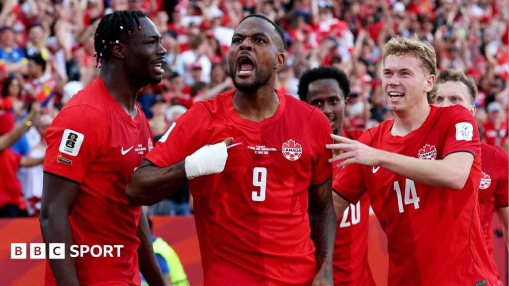 LIVECo-hosts Canada face Bosnia-Herzegovina in their opening game at World CupCo-hosts Canada face Bosnia-Herzegovina at Toronto Stadium. LIVECo-hosts Canada face Bosnia-Herzegovina in their opening game at World CupCo-hosts Canada face Bosnia-Herzegovina at Toronto Stadium.