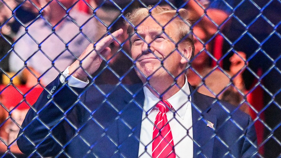 Why is Trump hosting a cage fight at the White House?Critics have questioned whether seven bouts in a 92-ft structure called The Claw is a suitable celebration of US independence. Why is Trump hosting a cage fight at the White House?Critics have questioned whether seven bouts in a 92-ft structure called The Claw is a suitable celebration of US independence.