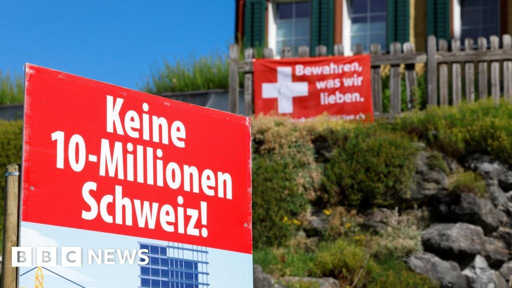 Swiss voters reject 10 million population cap, early projections sayNot all votes have been counted, but the current trend suggests 55% of participants voted against the proposal.31 mins agoEurope Swiss voters reject 10 million population cap, early projections sayNot all votes have been counted, but the current trend suggests 55% of participants voted against the proposal.31 mins agoEurope