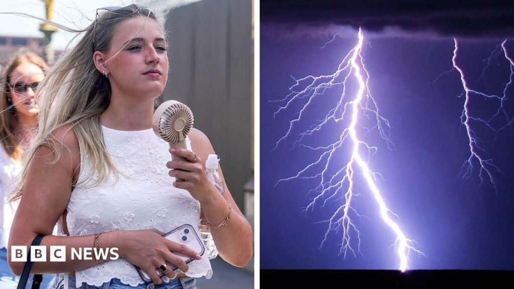 LIVEUK set for hottest June day on record as red heat alerts issued in France, Italy and SpainThe Met Office says high temperatures could lead to serious illness or danger to life, as well as risks to power and transport.