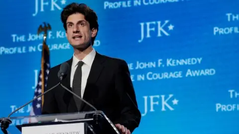Reuters Jack Schlossberg in Boston, Massachusetts, on 31 May 2026 