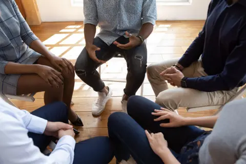 Getty Images Group therapy session