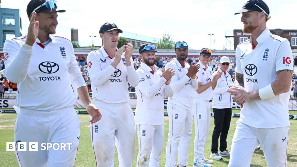 LIVENZ declare on 288-9 after Mitchell completes century against EnglandFollow live text updates, radio commentary and in-play video highlights as England play New Zealand on day four of the third Test at Trent Bridge.
