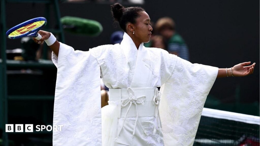 Osaka 'pays love and respect to Japan' in Wimbledon kimonoNaomi Osaka has long been renowned for dazzling crowds with her on-court outfits - but making that compatible with Wimbledon's all-white dress code required special inspiration.1 hr agoTennis