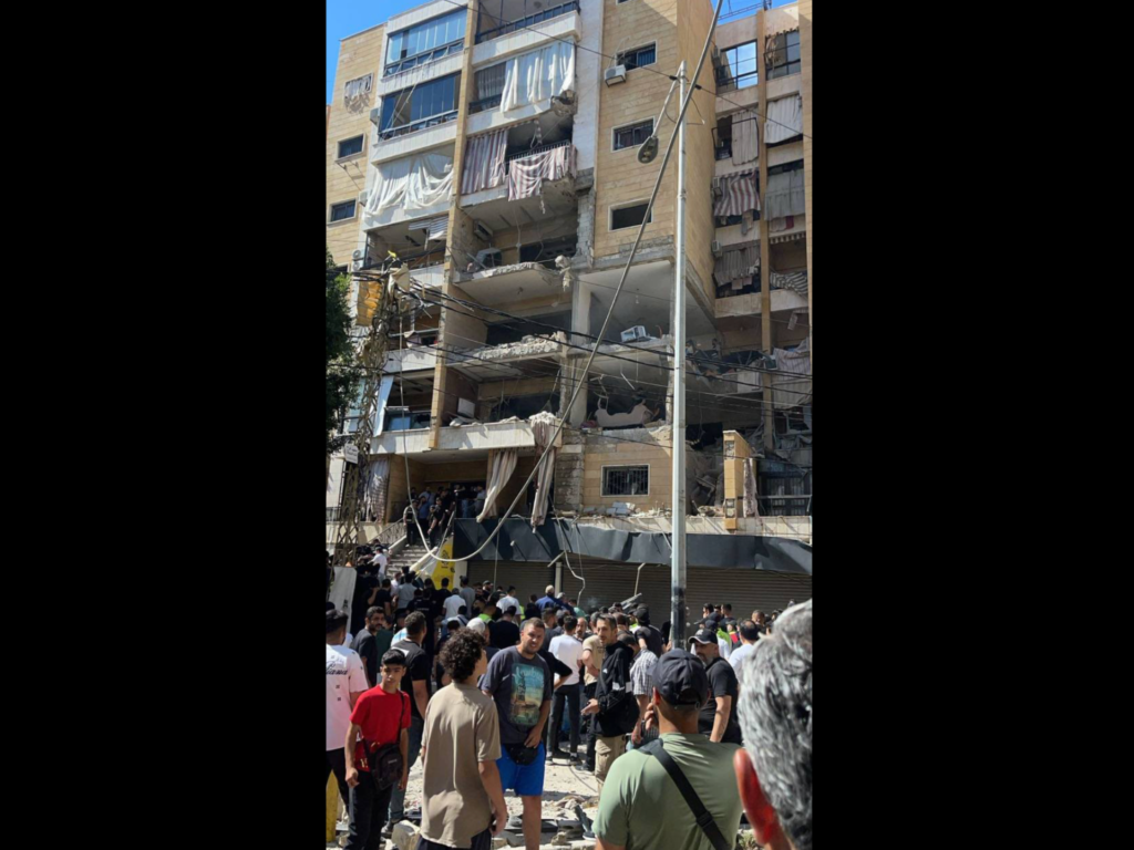 Israel strikes southern suburbs of Lebanon’s capital Beirut