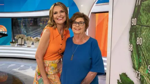 Getty Images Savannah Guthrie and mother Nancy Guthrie on Thursday, June 15, 2023

