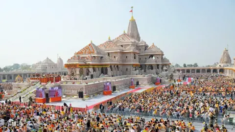 ANI Outside view of the Ram Mandir