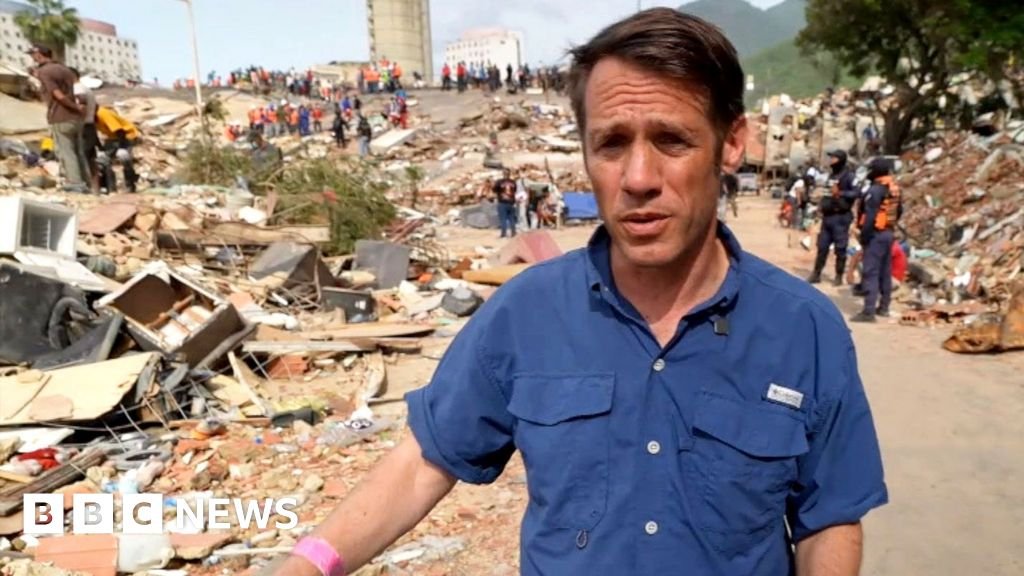 Families search for earthquake survivors in one of Venezuela's hardest hit areasBBC correspondent Will Grant reports from Caraballeda, La Guaira, where locals are still desperately searching for family members in the rubble.2 hrs agoLatin America Families search for earthquake survivors in one of Venezuela's hardest hit areasBBC correspondent Will Grant reports from Caraballeda, La Guaira, where locals are still desperately searching for family members in the rubble.2 hrs agoLatin America