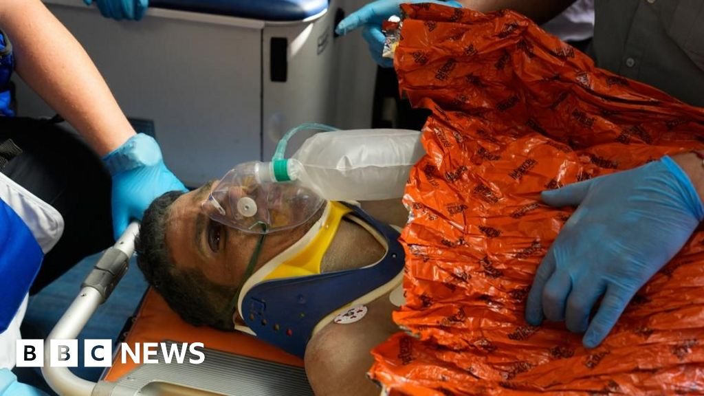 Venezuela quake survivor pulled out alive after eight daysHernán Gil was trapped under a collapsed multi-storey car park, and encouraged them as they inched closer to him.
10 hrs agoLatin America Venezuela quake survivor pulled out alive after eight daysHernán Gil was trapped under a collapsed multi-storey car park, and encouraged them as they inched closer to him.
10 hrs agoLatin America