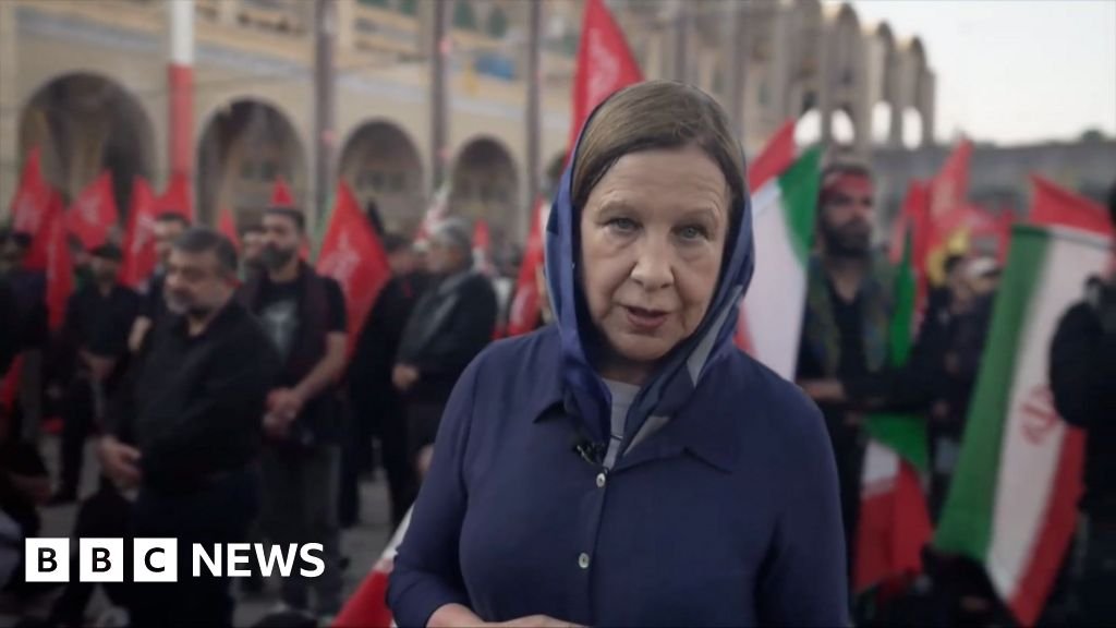Watch: Lyse Doucet on emotion and politics at Tehran funeral of former supreme leaderThe BBC's chief international correspondent reports from Tehran where funeral events are taking place in honour of Iran's former leader, Ayatollah Ali Khamenei.31 mins agoMiddle East Watch: Lyse Doucet on emotion and politics at Tehran funeral of former supreme leaderThe BBC's chief international correspondent reports from Tehran where funeral events are taking place in honour of Iran's former leader, Ayatollah Ali Khamenei.31 mins agoMiddle East