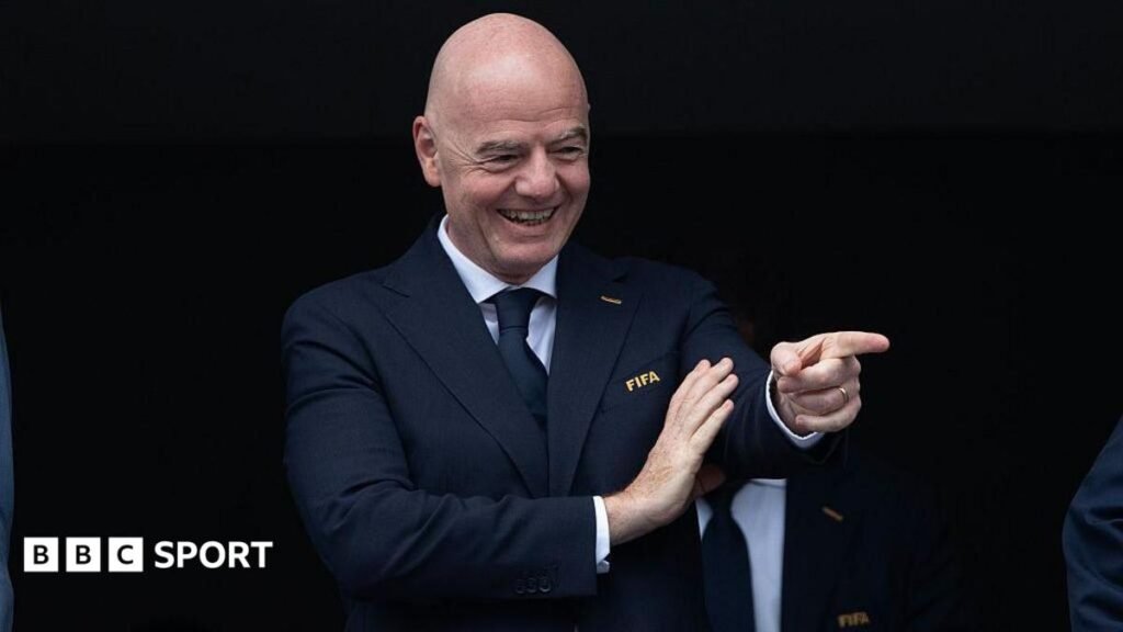 Why European backlash over Trump intervention won't worry InfantinoAfter 10 years as Fifa president, could the Folarin Balogun controversy tip the balance against Gianni Infantino? Don't bet on it.45 mins agoWorld Cup